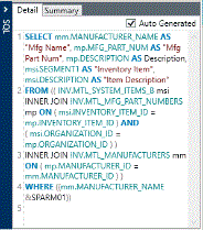 SQL Panel – Spreadsheet Server