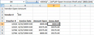 SQL SHELL Function – Spreadsheet Server
