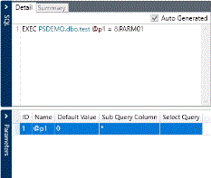 SQL Panel – Spreadsheet Server